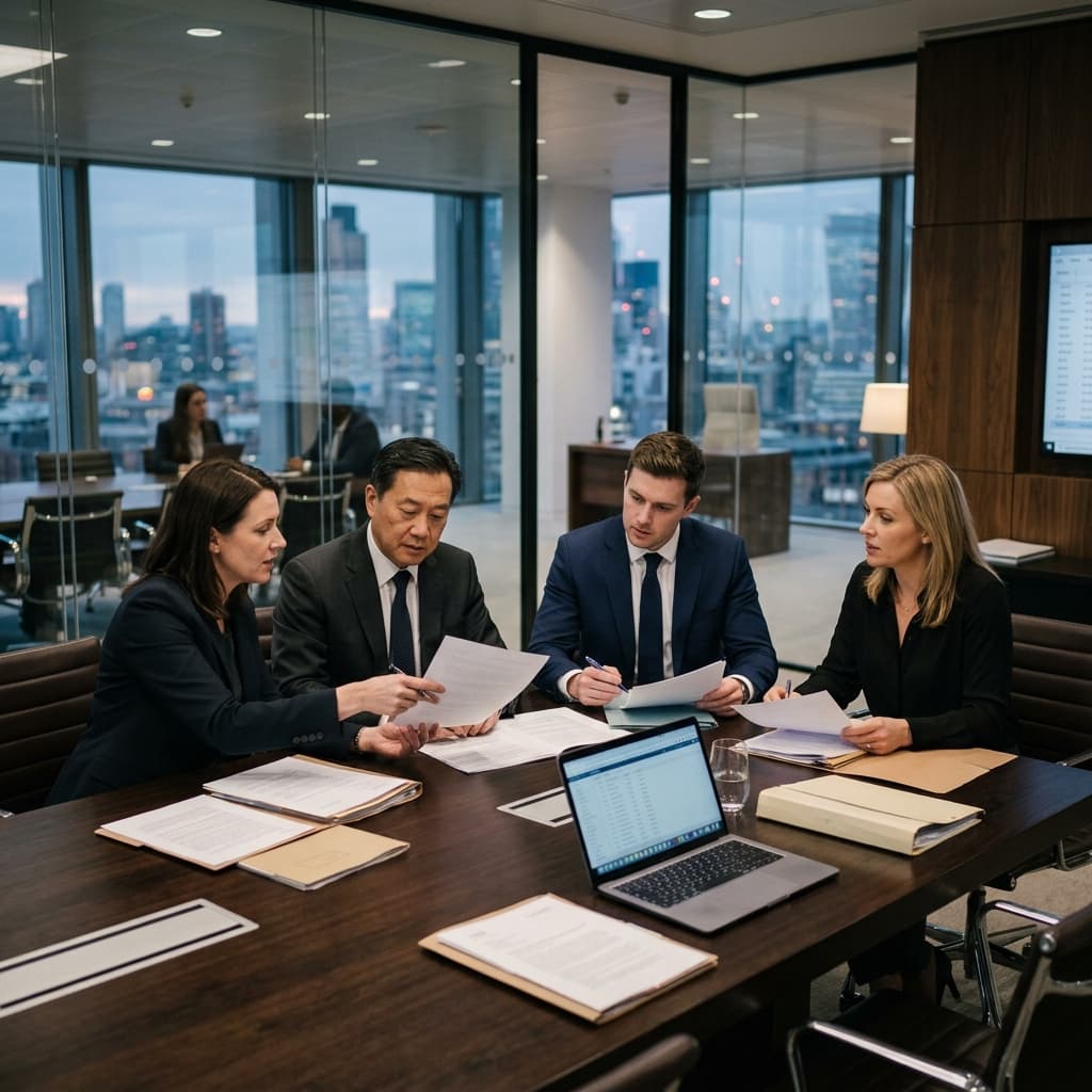 Attorneys Consulting client
